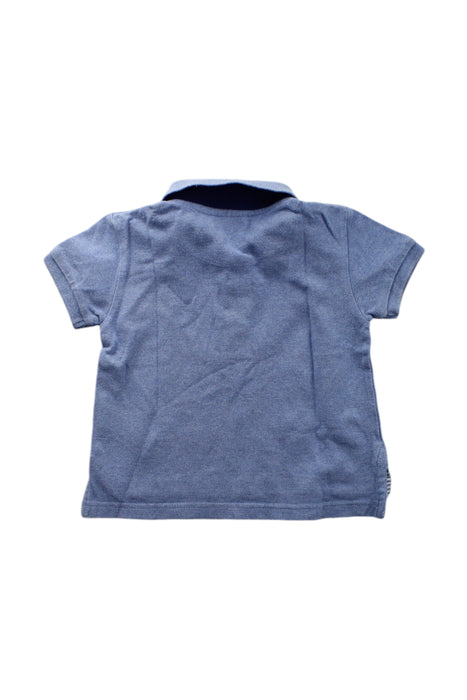 A Blue Short Sleeve Polos from Jojo Maman Bébé in size 6-12M for neutral. (Back View)