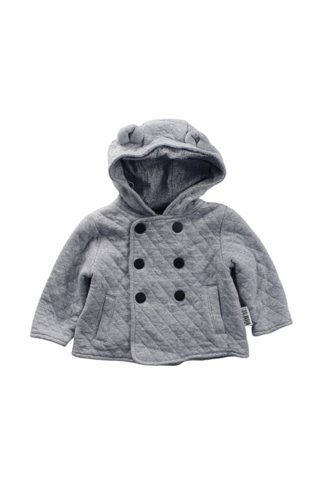A Grey Puffer/Quilted Coats & Outerwear from Baker by Ted Baker in size 0-3M for neutral. (Front View)