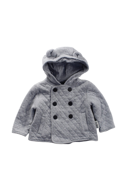 A Grey Puffer/Quilted Coats & Outerwear from Baker by Ted Baker in size 0-3M for neutral. (Front View)