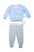 A Blue Pants Sets from The Bonnie Mob in size 6-12M for boy. (Front View)
