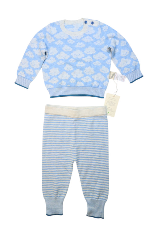 A Blue Pants Sets from The Bonnie Mob in size 6-12M for boy. (Front View)
