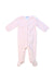 A Pink Onesies from Jacadi in size 3-6M for girl. (Front View)