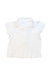 A White Short Sleeve Polos from Ralph Lauren in size 6-12M for girl. (Back View)