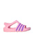 A Pink Sandals from Adidas in size 4T for girl. (Front View)