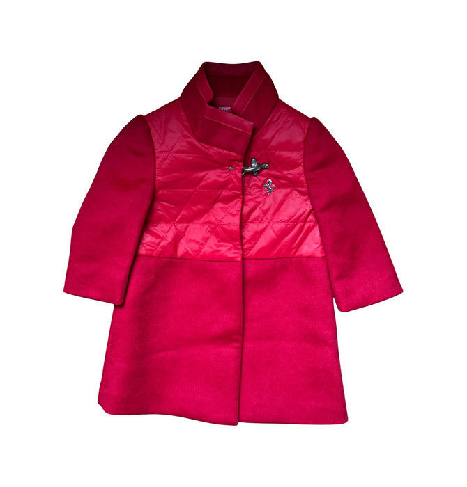 A Red Coats from Ferrari in size 12-18M for girl. (Front View)