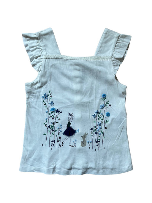 A White Sleeveless Tops from Sergent Major in size 9Y for girl. (Front View)
