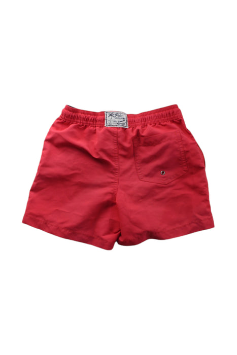 A Red Swim Shorts from Polo Ralph Lauren in size 6T for boy. (Back View)