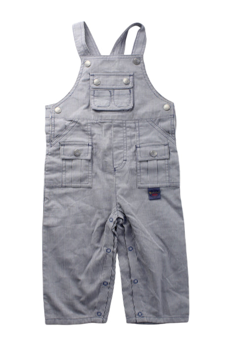 A Blue Long Overalls from Sergent Major in size 12-18M for neutral. (Front View)