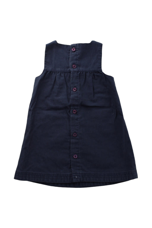 A Navy Sleeveless Dresses from Jacadi in size 18-24M for girl. (Back View)