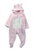 A Pink Onesies from Chicco in size 6-12M for neutral. (Front View)