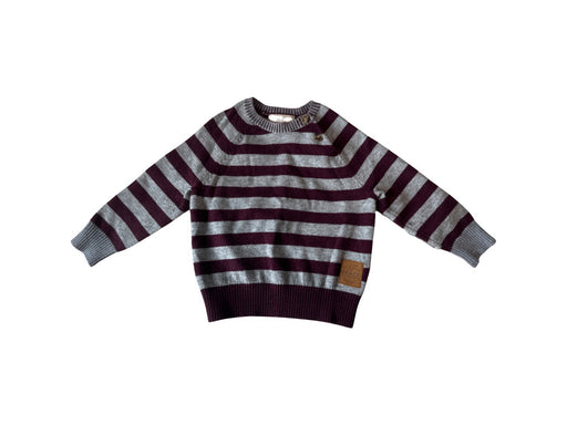 A Burgundy Knit Sweaters from Chickeeduck in size 18-24M for boy. (Front View)