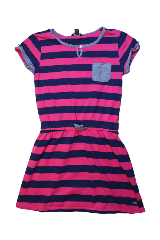 A Pink Short Sleeve Dresses from Tommy Hilfiger in size 8Y for girl. (Front View)