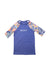 A Blue Rash Guards from Roxy in size 10Y for girl. (Front View)