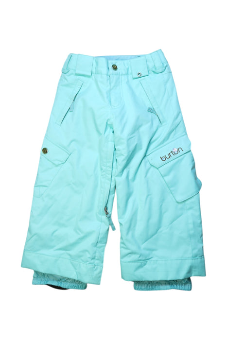 A Teal Ski Pants & Salopettes from Burton in size 5T for girl. (Front View)