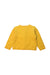 A Yellow Puffer/Quilted Jackets from Petit Bateau in size 3T for girl. (Back View)