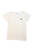 A White Short Sleeve T Shirts from Agnes b. in size 8Y for girl. (Front View)