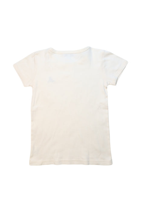 A White Short Sleeve T Shirts from Agnes b. in size 8Y for girl. (Back View)