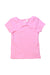 A Pink Short Sleeve Tops from Seed in size 3T for girl. (Front View)