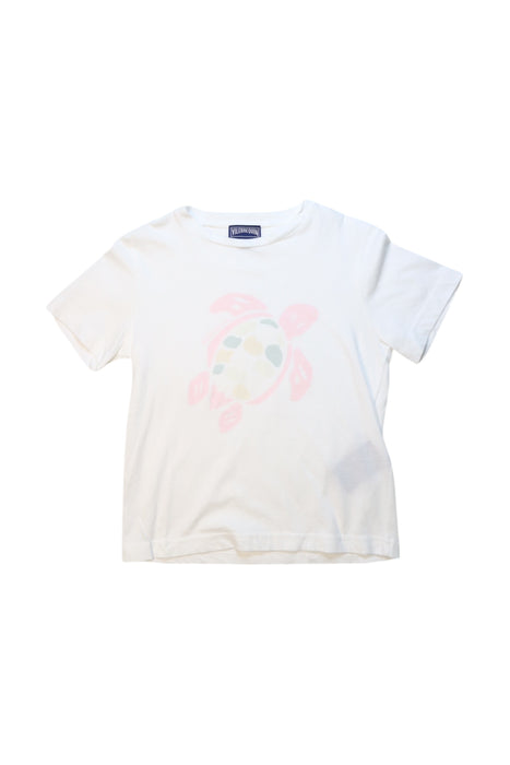 A White Short Sleeve T Shirts from Vilebrequin in size 6T for girl. (Front View)