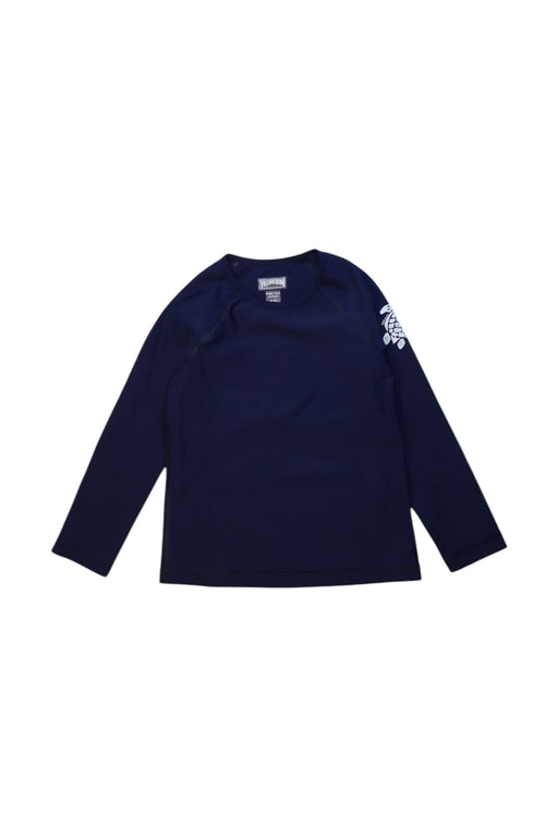 A Navy Rash Guards from Vilebrequin in size 6T for girl. (Front View)