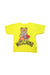 A Yellow Short Sleeve T Shirts from Moschino in size 4T for neutral. (Front View)