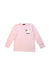 A Pink Long Sleeve T Shirts from Moschino in size 3T for girl. (Front View)