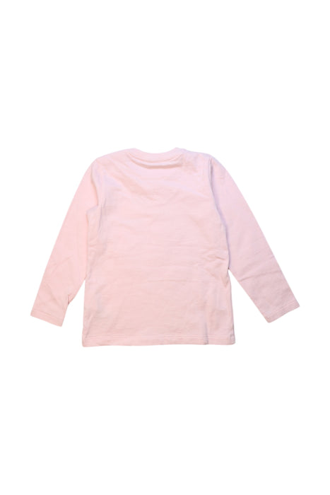 A Pink Long Sleeve T Shirts from Moschino in size 3T for girl. (Back View)