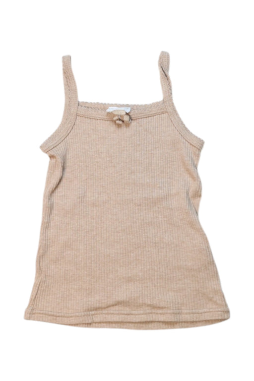 A Beige Sleeveless Tops from Jamie Kay in size 6-12M for girl. (Front View)