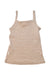 A Beige Sleeveless Tops from Jamie Kay in size 6-12M for girl. (Back View)