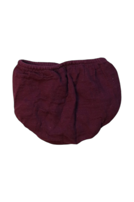 A Burgundy Bloomers from Jamie Kay in size 6-12M for girl. (Back View)