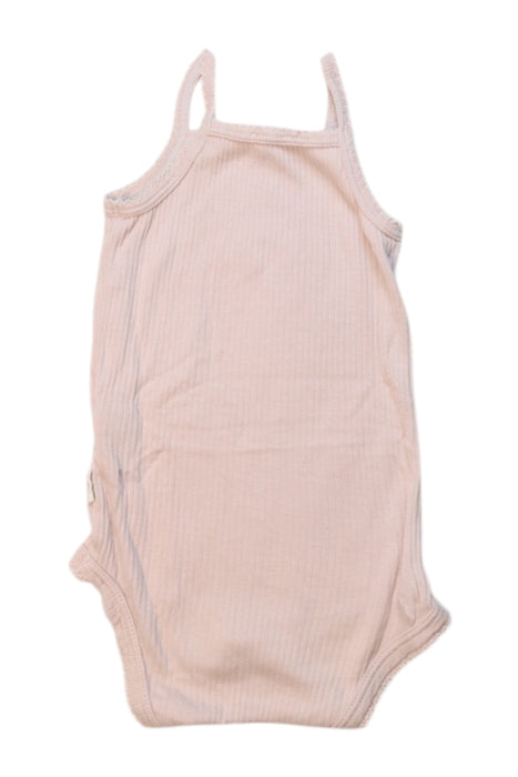 A Peach Sleeveless Bodysuits from Jamie Kay in size 6-12M for girl. (Back View)