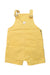 A Yellow Overall Shorts from Seed in size 12-18M for neutral. (Back View)