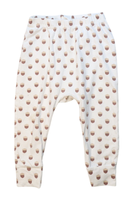 A White Casual Pants from Seed in size 12-18M for girl. (Front View)