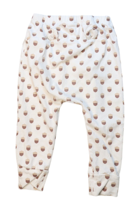 A White Casual Pants from Seed in size 12-18M for girl. (Back View)