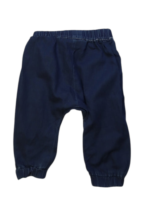 A Navy Casual Pants from Molo in size 6-12M for girl. (Back View)