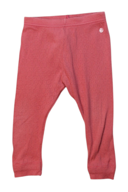 A Red Leggings from Petit Bateau in size 6-12M for girl. (Front View)