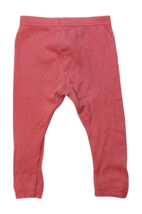 A Red Leggings from Petit Bateau in size 6-12M for girl. (Back View)