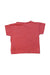 A Red Short Sleeve T Shirts from Petit Bateau in size 6-12M for girl. (Back View)