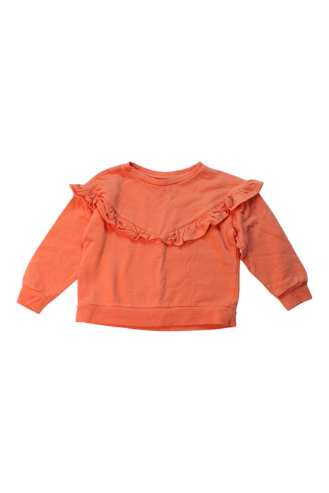 A Orange Crewneck Sweatshirts from Seed in size 3T for girl. (Front View)
