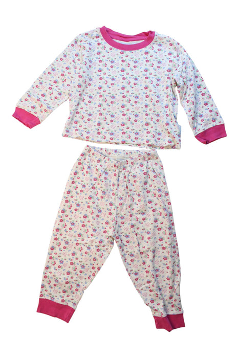 A Pink Pyjama Sets from Jojo Maman Bébé in size 18-24M for girl. (Front View)