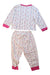 A Pink Pyjama Sets from Jojo Maman Bébé in size 18-24M for girl. (Back View)