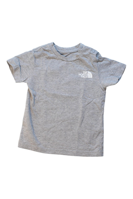 A Grey Short Sleeve T Shirts from The North Face in size 18-24M for boy. (Front View)