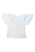 A White Short Sleeve Tops from Lanvin Petite in size 5T for girl. (Back View)