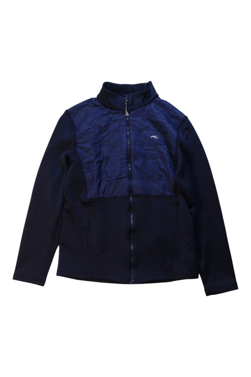 A Navy Puffer/Quilted Coats & Outerwear from KJUS in size 12Y for boy. (Front View)