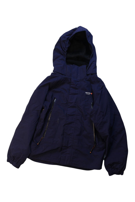 A Navy Puffer/Quilted Coats & Outerwear from Isbjorn in size 10Y for boy. (Front View)