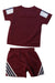 A Burgundy Shorts Sets from Adidas in size 3T for boy. (Back View)