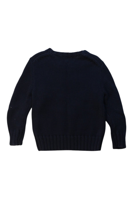 A Navy Knit Sweaters from Polo Ralph Lauren in size 2T for boy. (Back View)