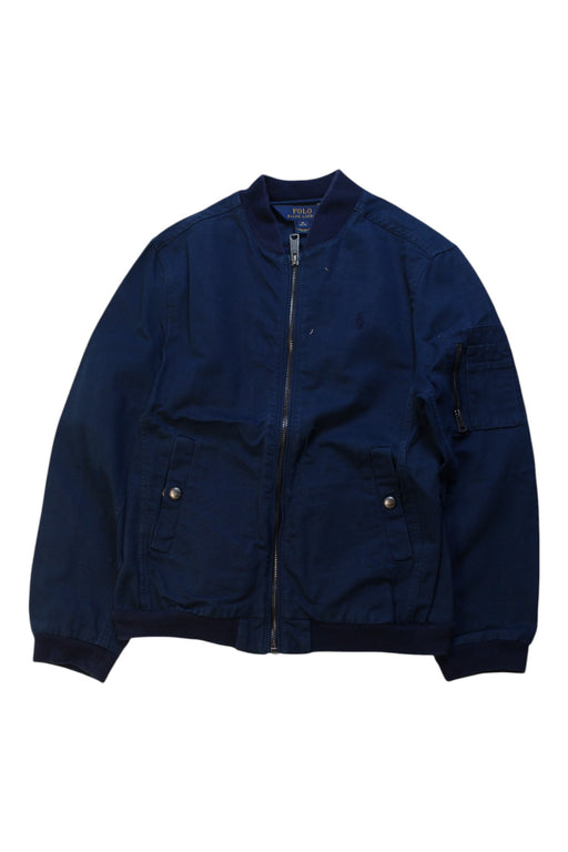 A Navy Lightweight Jackets from Polo Ralph Lauren in size 10Y for boy. (Front View)