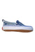 A Blue Slip Ons from Vans in size 3T for boy. (Front View)