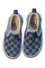 A Blue Slip Ons from Vans in size 3T for boy. (Back View)